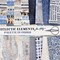 Eclectic Elements Palette Fat Quarter Bundle in Indigo by Tim Holtz for Free Spirit (FB4FQTH.INDIGO)